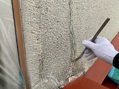 外壁塗装　補修（プライマー）