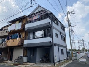 門真市H様邸 建物築年数が約19年でそろそろ外壁塗装をしなければと・・・