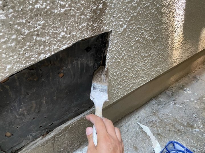 外壁塗装　補修　プライマー