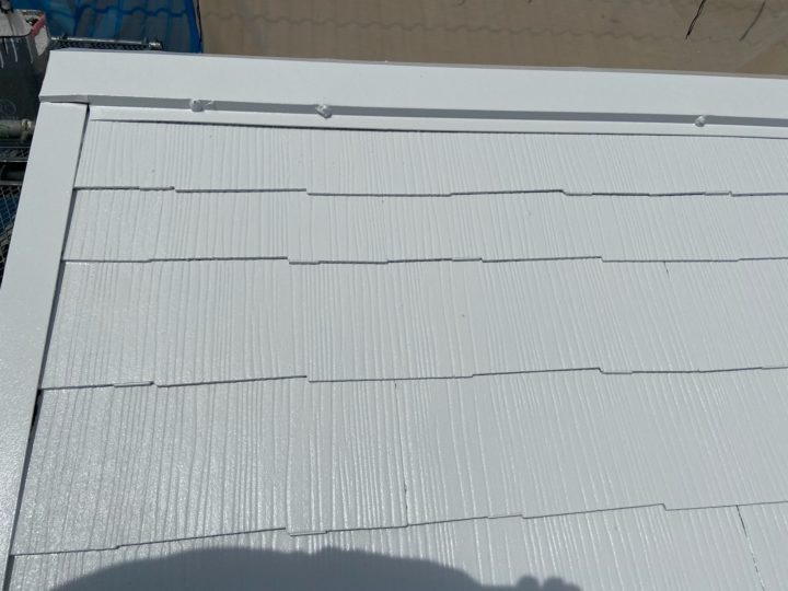屋根塗装　施工完了