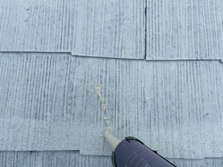 屋根塗装工事　補修