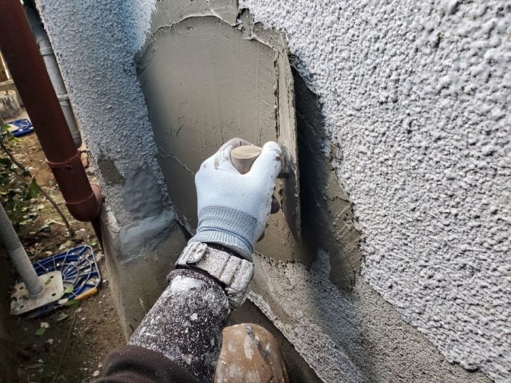外壁塗装工事　雑工事　補修