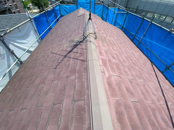 屋根カバー工法　施工前
