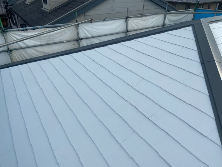 屋根塗装　施工完了