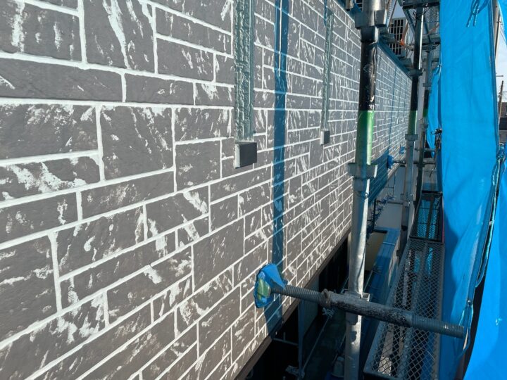 外壁塗装工事　施工完了