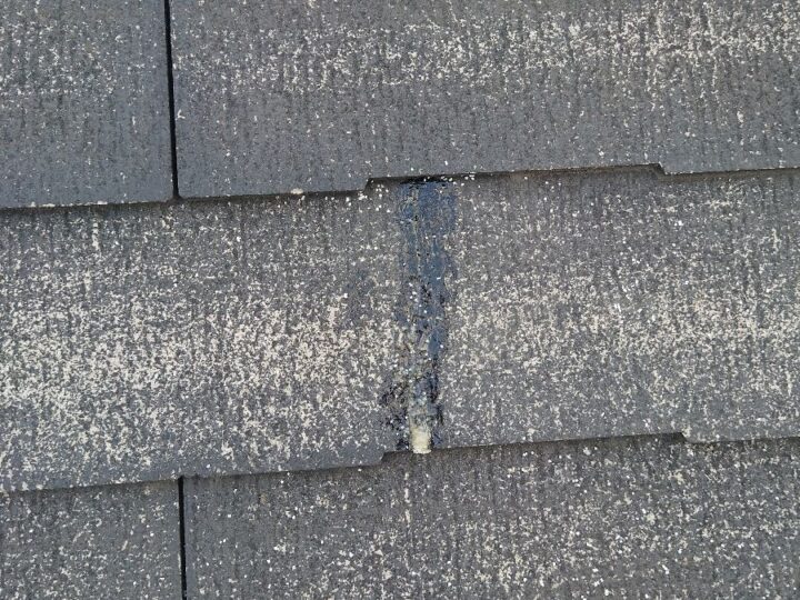 屋根塗装工事　補修　施工完了