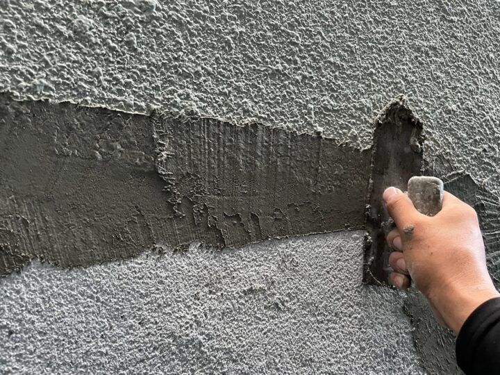 外壁塗装工事　補修　下地補修