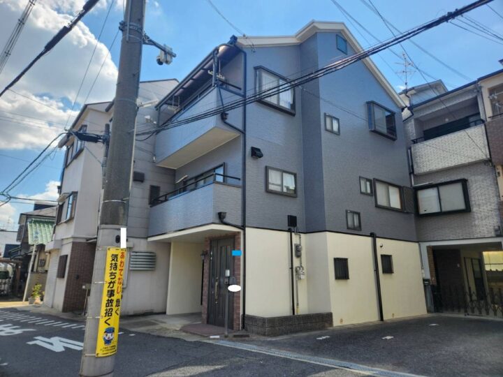 【守口市】外壁塗装　門真市I様　外壁塗装・屋根塗装・付帯部塗装・シーリング工事　アビリティペイント