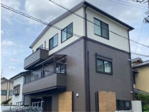 【守口市】外壁塗装　門真市F様　外壁塗装・屋根塗装・付帯部塗装・シーリング工事　アビリティペイント