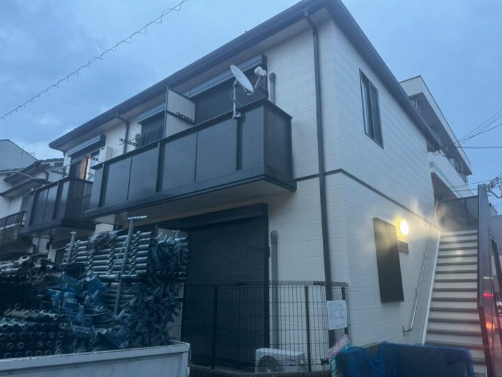 【守口市】外壁塗装　寝屋川市Bハイツ　外壁塗装・付帯部塗装・シーリング工事　アビリティペイント